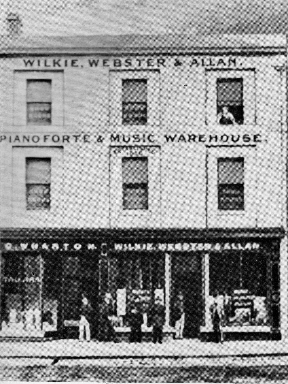 Wilkie's musical saloon, 15 Collins-street east (c. 1870)